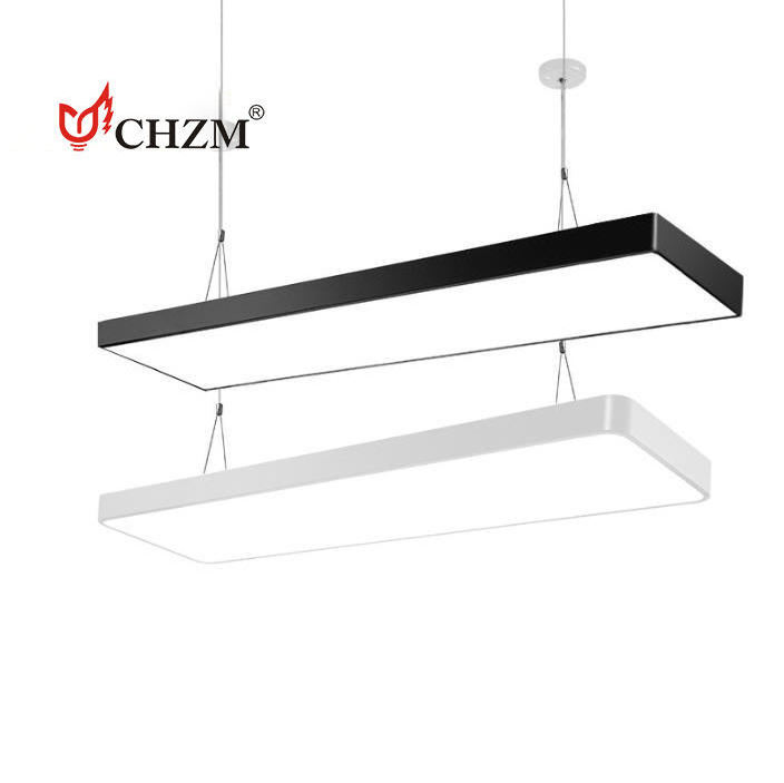 CHZM Office Minimalist Chandelier Gym Pendant Linear Light For Classroom Meeting Room