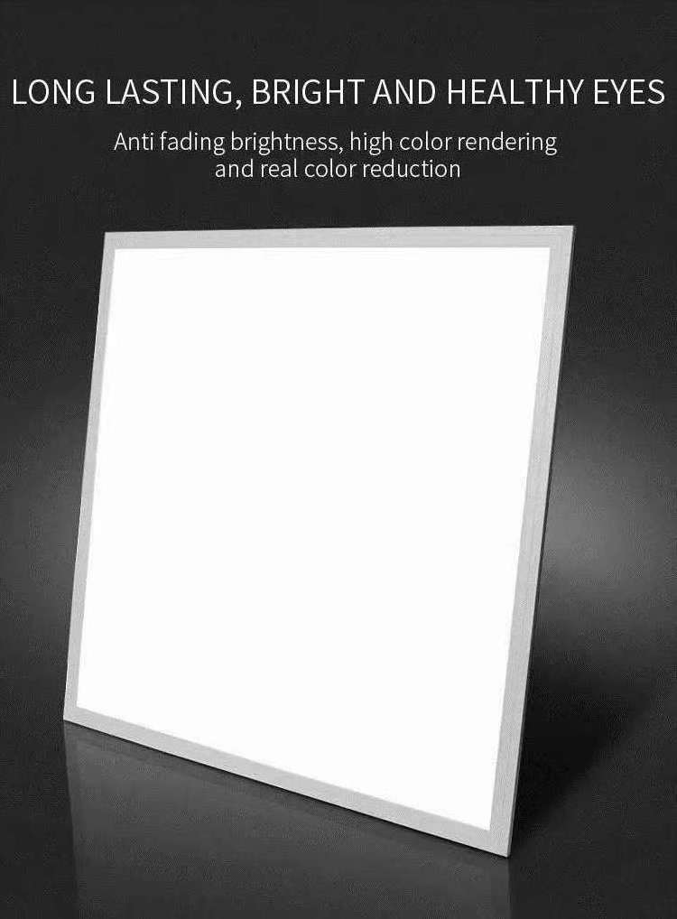 Factory Price 600*600 Rimless Surface Led Flat Panel Square Led Panel Light Slim Backlit Light Panel