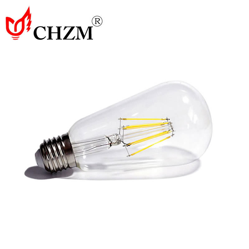 high Lumen CE ROHS approved A64 E27 LED Filament Bulb Light ,indoor LED lighting bulb