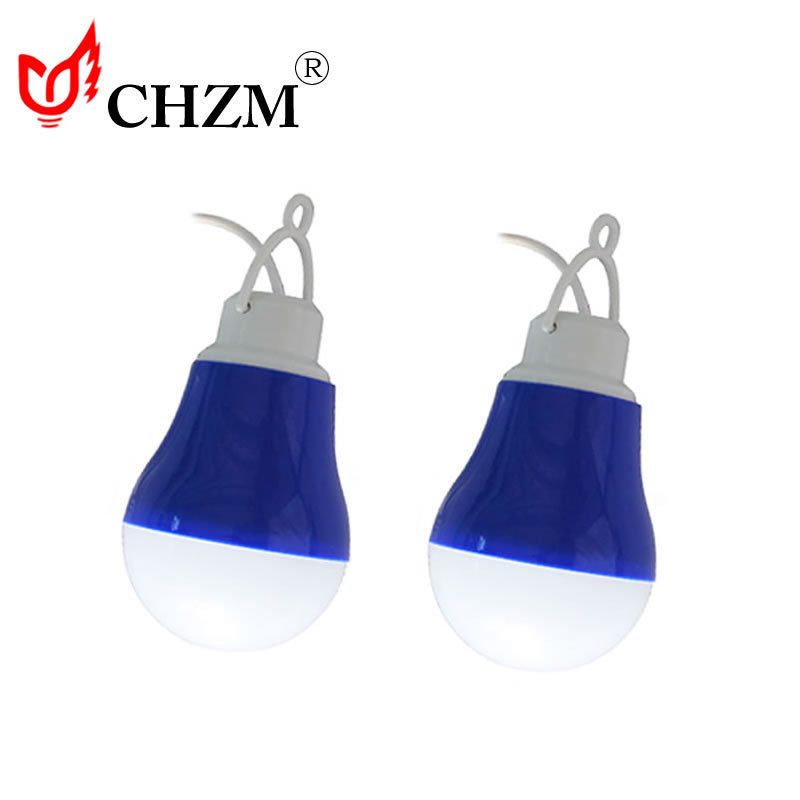 CHZM 1.2m Wire USB Bulb DC5V 5W 10 LED 5730 SMD Camping Night Light Reading Lamp for Notebook