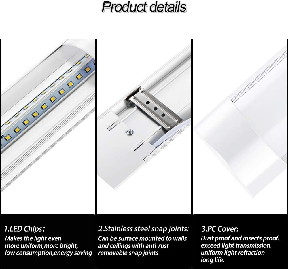 CHZM free sample waterproof LED Batten Purification Light 18W 27W 36W Tube linear light