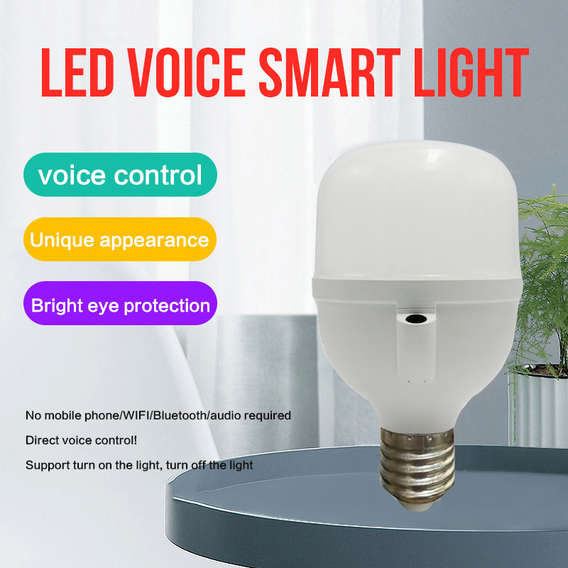 AI Intelligent Offline Voice bulb Voice-Activated Smart Bulb Light