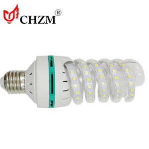 LED Bulbs E27 Spiral LED Corn Bulb 24W E27 Lamp Light SMD 2835 Spotlight 360 Degree AC85-265V Horizontal Plug Light