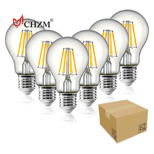 Led Filament Bulb G45 6W B22 E12 E14 E26 E27 Base Vintage Edison Candle Bulb Clear Amber  Dimmable Led Filament Bulb