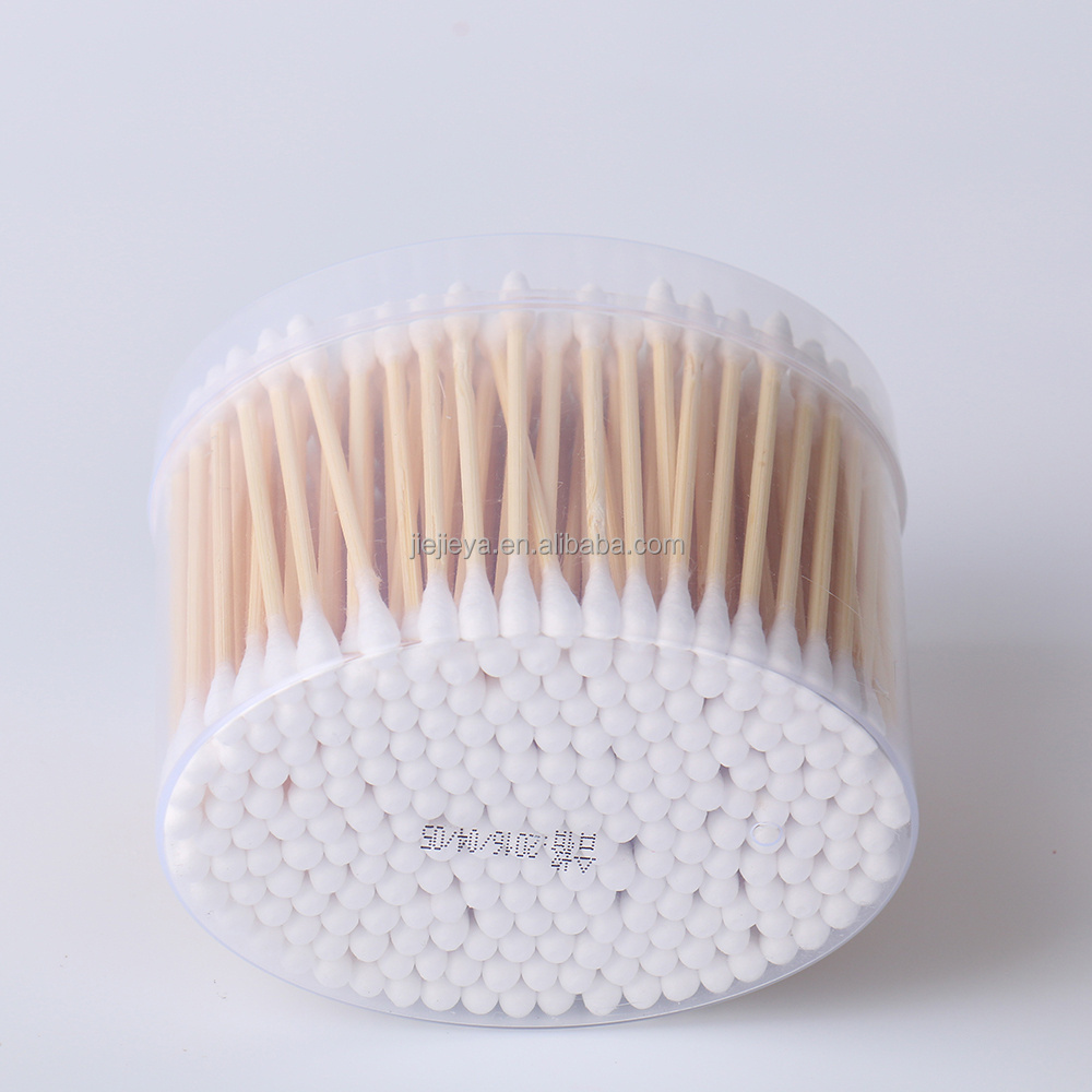 OEM dabbing nails cleaning pointed cotton head cotton swabs