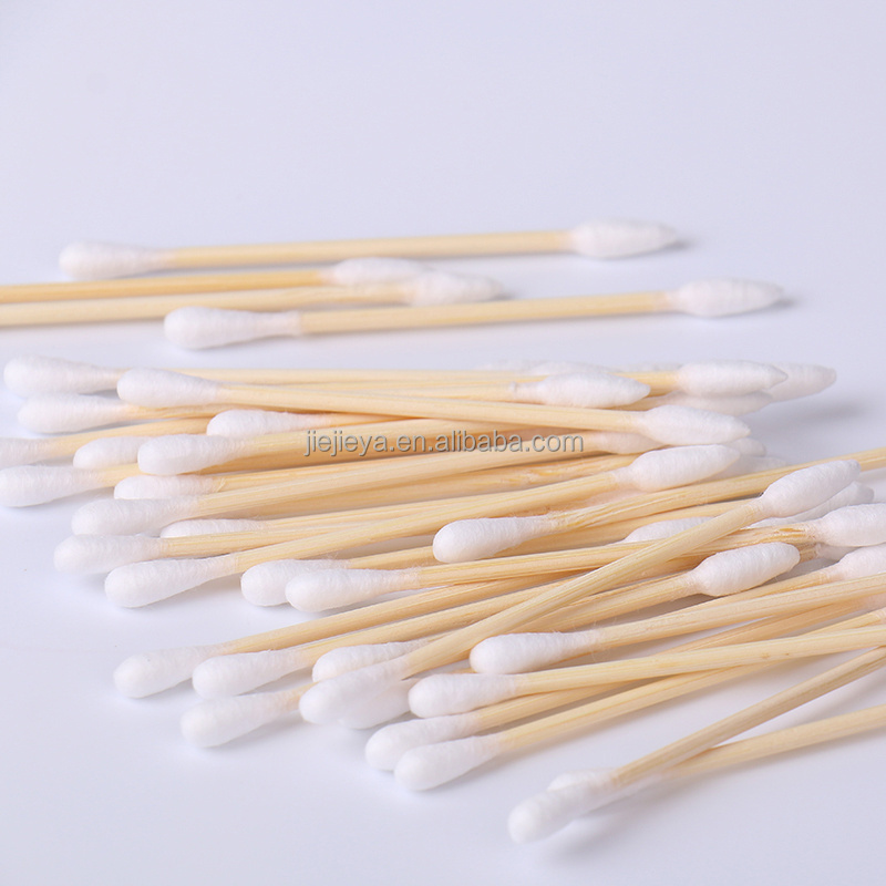 OEM dabbing nails cleaning pointed cotton head cotton swabs