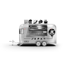 JEKEEN Modern Mobile Salon Trailer Barber Shop for Sale with trailer