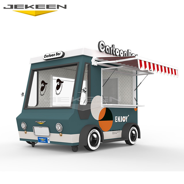 Jekeen Small Street Fast Food Truck Mobile Golf Food Cart Trailer Hot Dog Vending Cart Ice Cream Push Cart For Sale In Malaysia