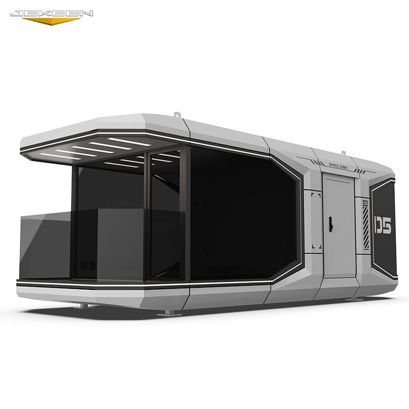 Jekeen Smart Prefab Space Capsule House Luxury Commercial Space Airship Pod Capsule Container House