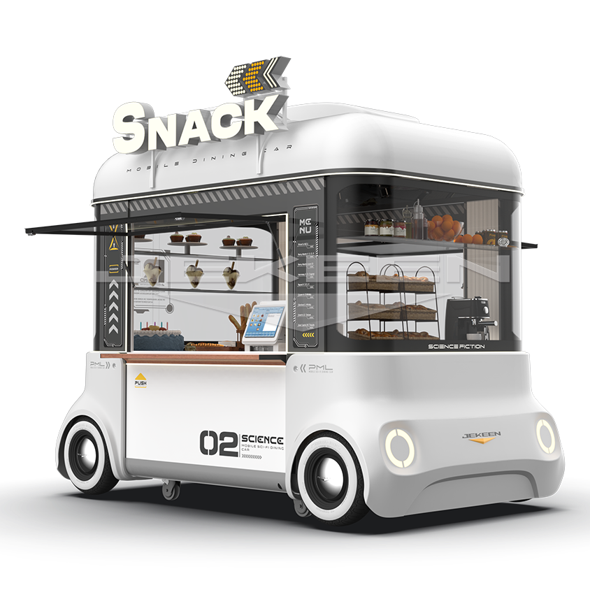 Jekeen Truck Mobile Food Trucks Cart Fully Equipment Restaurant Food Truck FabricacionTrailer With Full Kitchen For Sale