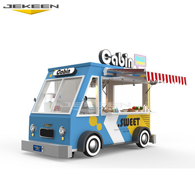 Jekeen Coffee Pizza Simple Food Cart Mobile Coffee Mobile Food Truck Shop Design Used Food Carts