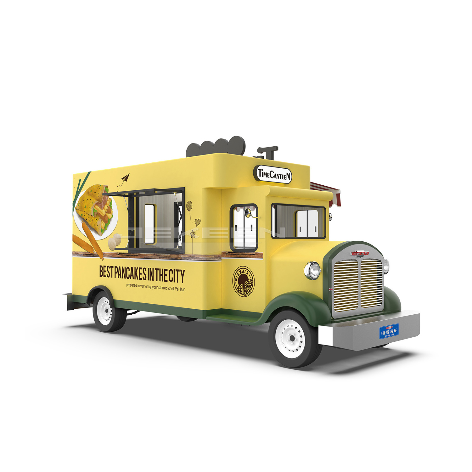 JEKEEN Mobile Food Trucks BBQ Coffee Trailer Ice Cream Trailer Mobile Food Truck Air Conditioning Unit For Sale In Philippines