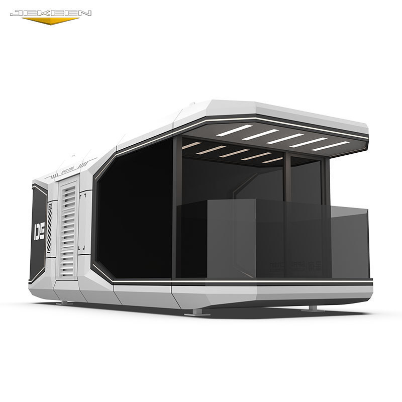 Jekeen Smart Prefab Space Capsule House Luxury Commercial Space Airship Pod Capsule Container House