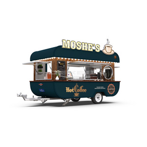 JEKEEN high quality hot sale snack trailer mobile coffee shop price food truck trailer of MOSHE coffee cart