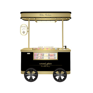 JEKEEN Ice Cream Coffee Cart Fast Food Mobile Coffee Cart Trucks Food Shop For Sale In China