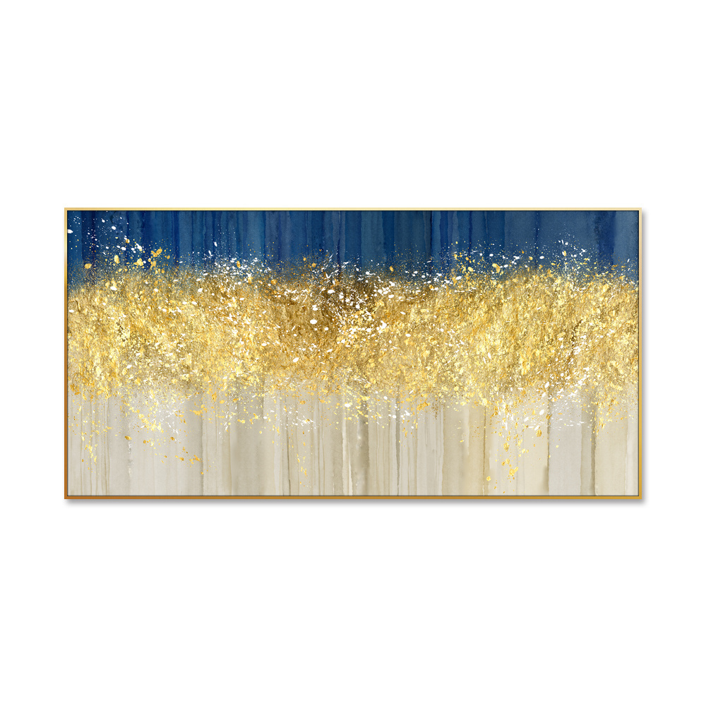 Good Quality Hand Oil Painting Wth Gold Foil Tree Handmade Wall Art Oil Painting On Canvas custom oil painting