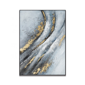 Jiekai original  Abstract canvas wall art  texture painting  abstract dandelion Oil Painted Canvas