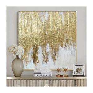 dropshipping Home Decor Modern Abstract Nordic Pictures Wall Art Canvas 3d Gold Foil Texture Hand Made Oil Painting