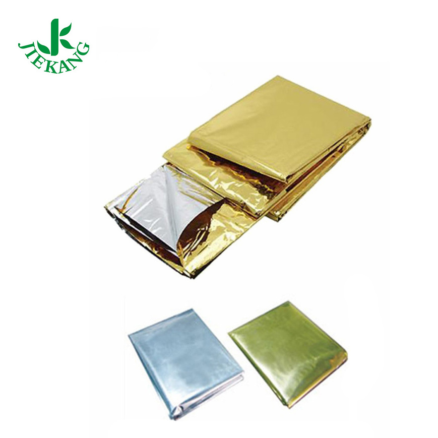 Logo Printing Fireproof Emergency Rescue Fire Thermal Mylar Survival Foil Space Blanket