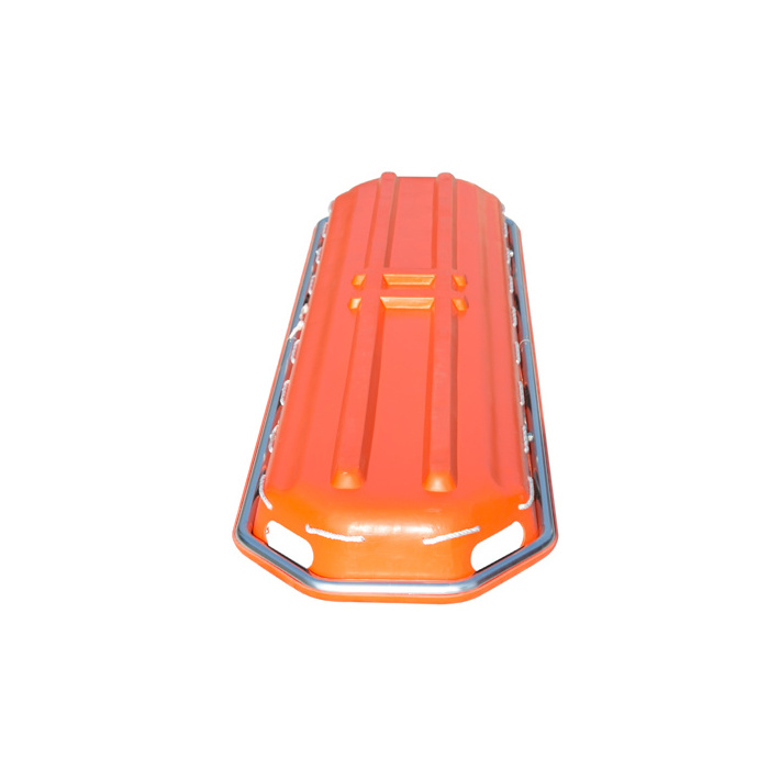 Reliable Quality Orange HDPE Plastic Medical Emergency Rescue Helicopter Basket Stretcher For Patient