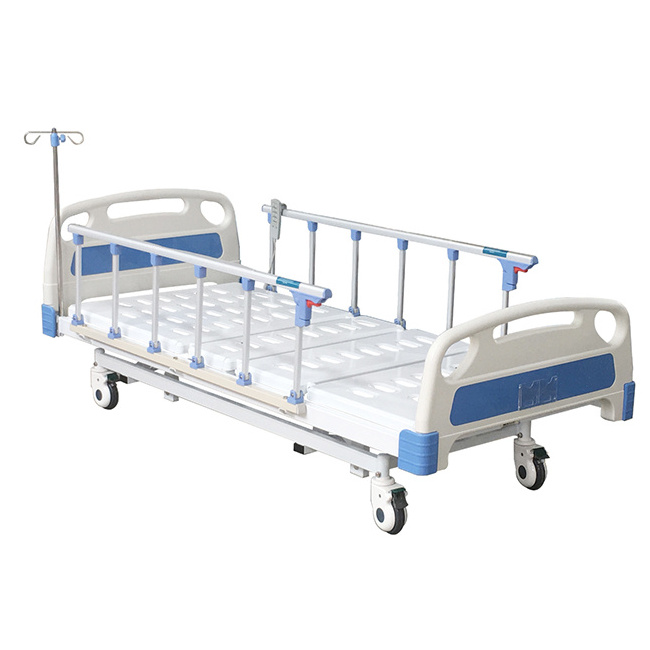 Home Care Hospital Bed Multifunction Medical Patient Nursing Bed Manual Hospital Bed With 2 Cranks