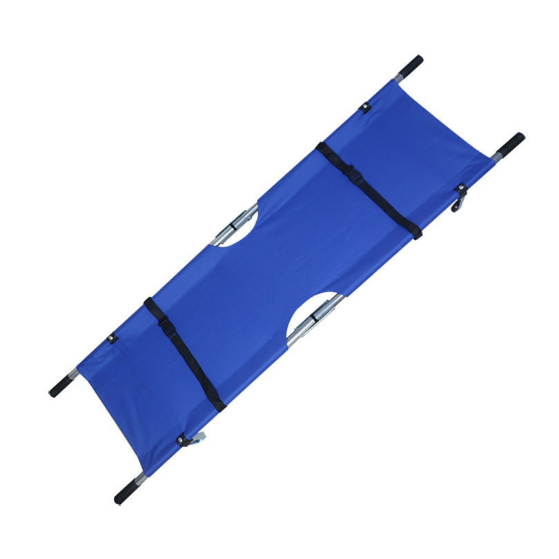 Aluminium Alloy Emergency Folding Medical Equipment thickened First Aid Ambulance Stretcher for sale