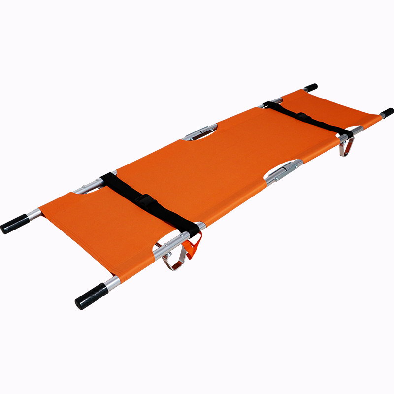 Aluminium Alloy Emergency Folding Medical Equipment thickened First Aid Ambulance Stretcher for sale