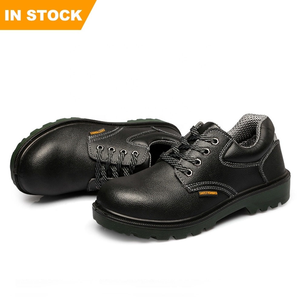 2022 new steel toe anti-impact SBP european safety shoes work boots mens genuine leather