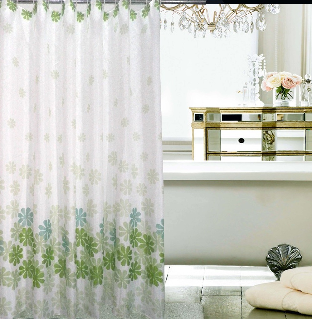 fancy ang fashion polyester shower curtain