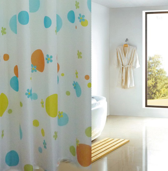 fancy ang fashion polyester shower curtain