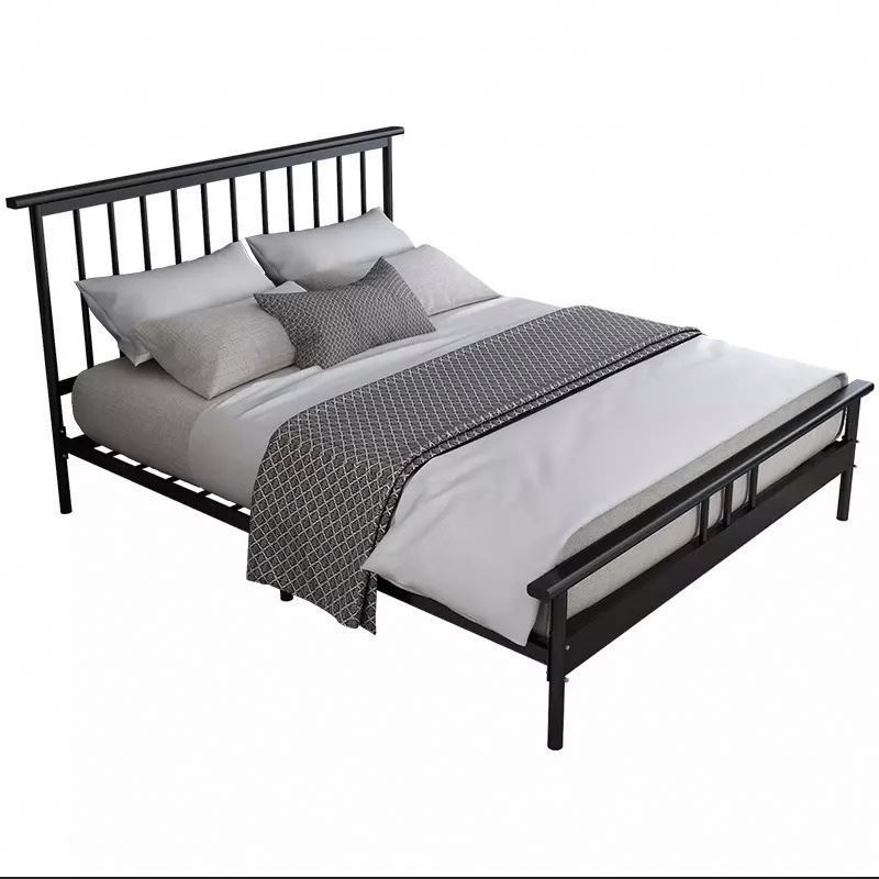 2022 new modern triple canopy wrought steel paramount canopy single luxury bed frame