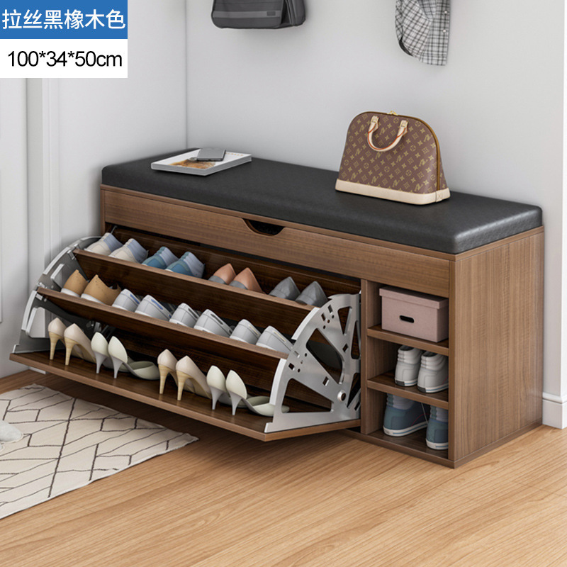 Shoe cabinet household door large capacityshoe rack Nordic belt storage cabinet shoe rack