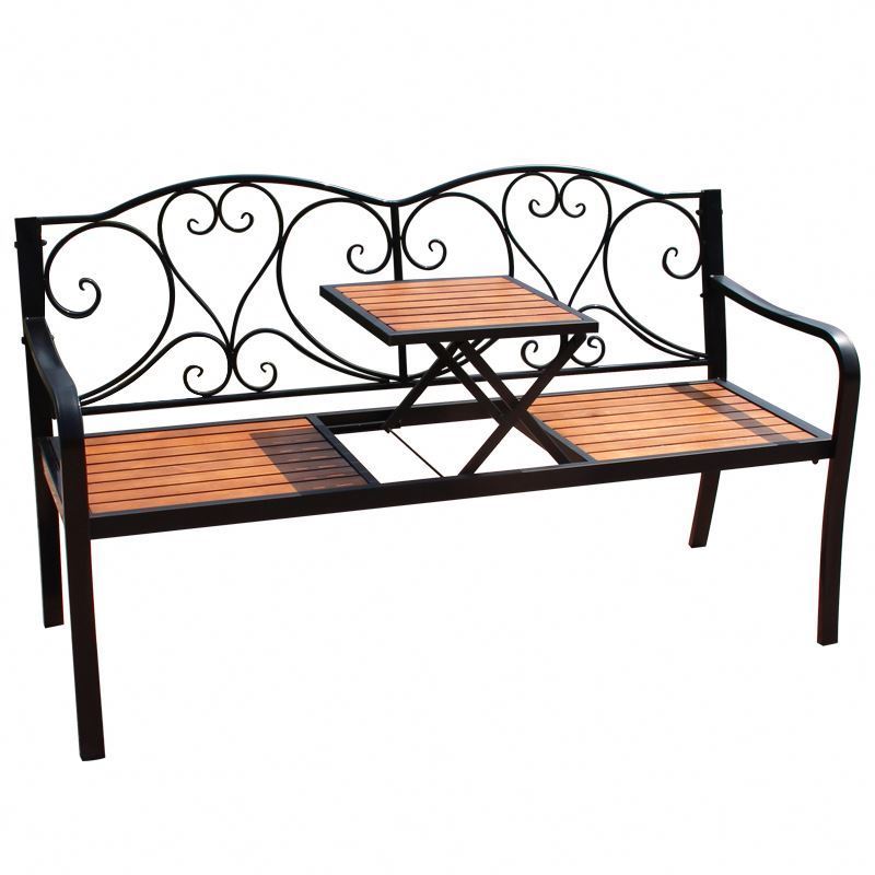 Public Furniture Garden Public Outdoor Chair Table Patio Benches Solid Garden Chair