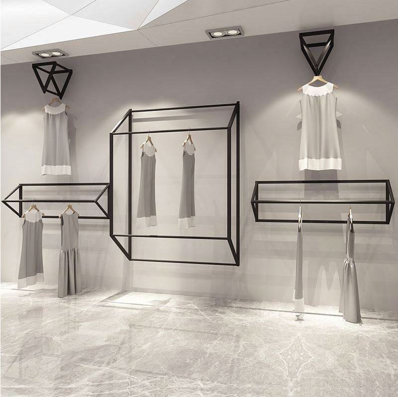 Clothing Store Display stand Decoration  Metal Rack for Clothes Shop