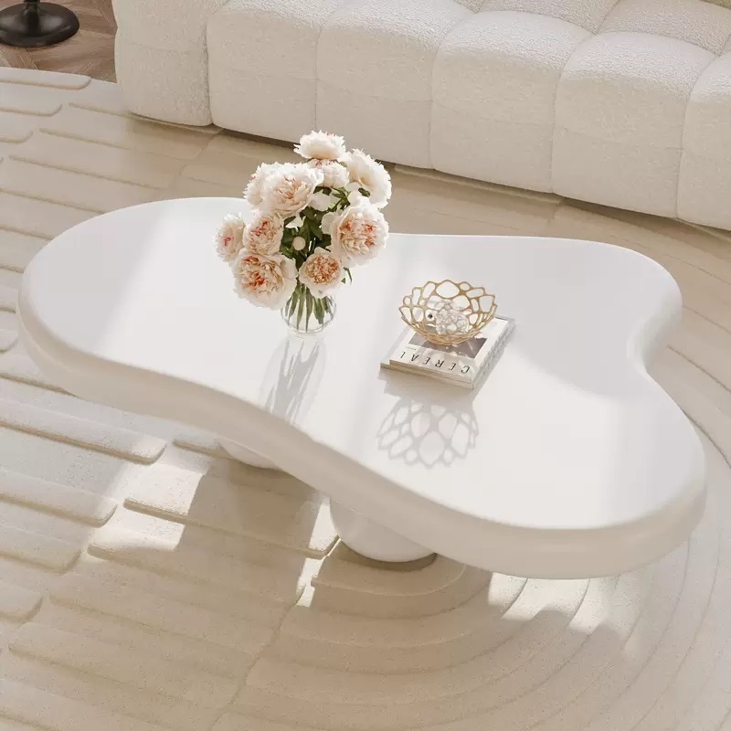 Home stay cream wind living room cloud tea table irregular Nordic luxury creative home design coffee table