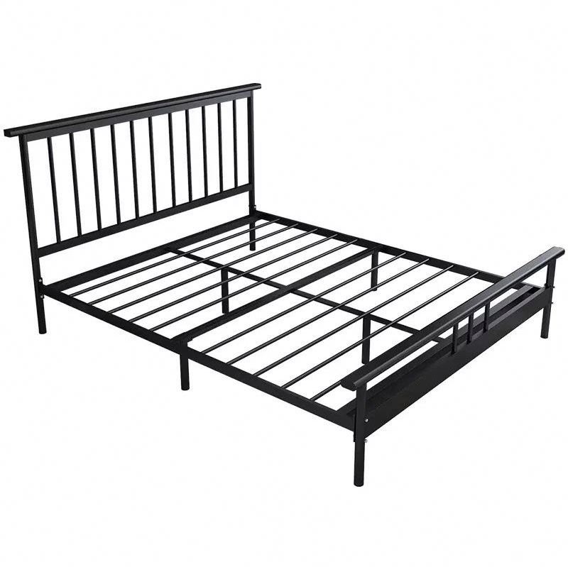 2022 new modern triple canopy wrought steel paramount canopy single luxury bed frame