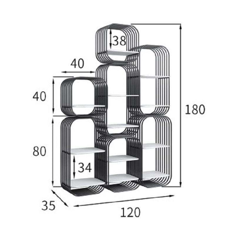 Display cabinet of cosmetics and clothing mom and baby store Salon product display rack of beauty salon