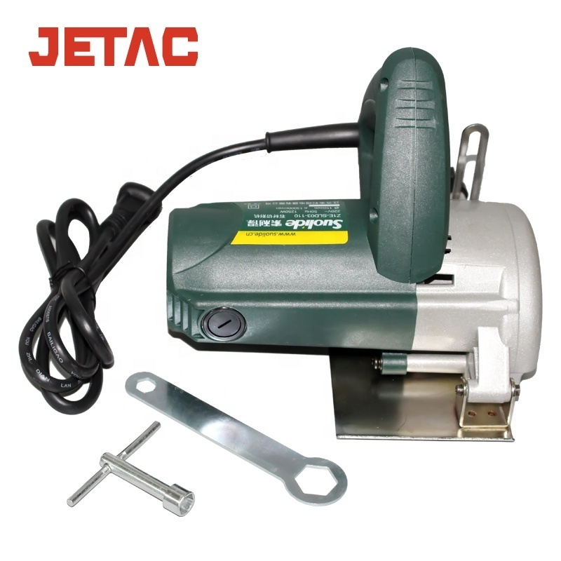 Integral Output Shaft and Dustless Cutting Handle Small Marble Cutter Machine