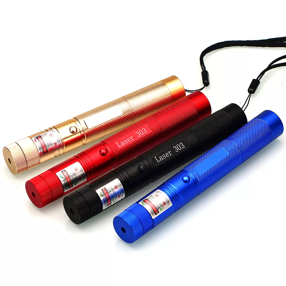 New 303 Laser 6-in-1 8-in-1 High Quality Rechargeable Red Blue Purple Green Laser pointer 303