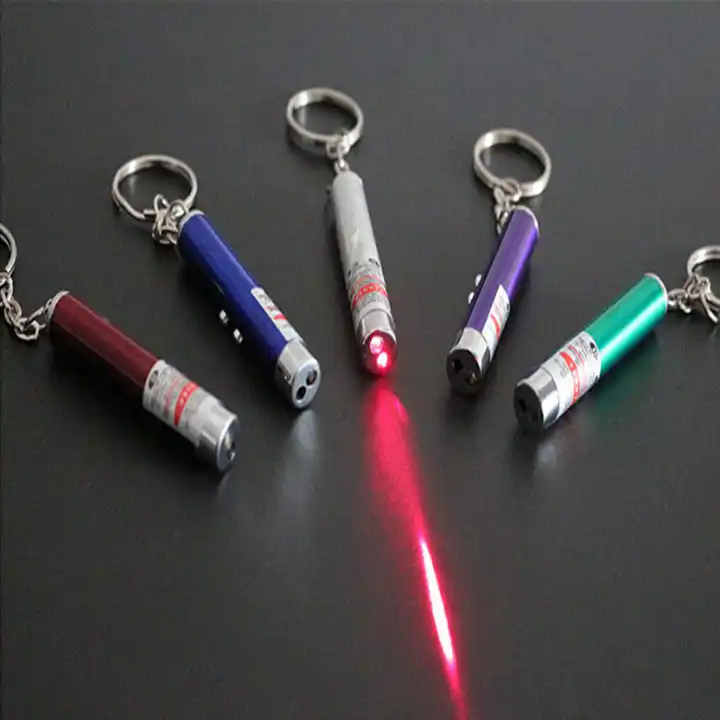 2-In-1 Cat Pet Toy Red Lasers Light LED Pointer Pen White Red Flashlight Torch Interactive Training Lasers Pointer Pen For Cat