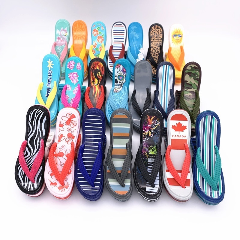 Hot Selling Personalized Beach Towel Clips Slippers Shape Beach Slippers Towel Clip