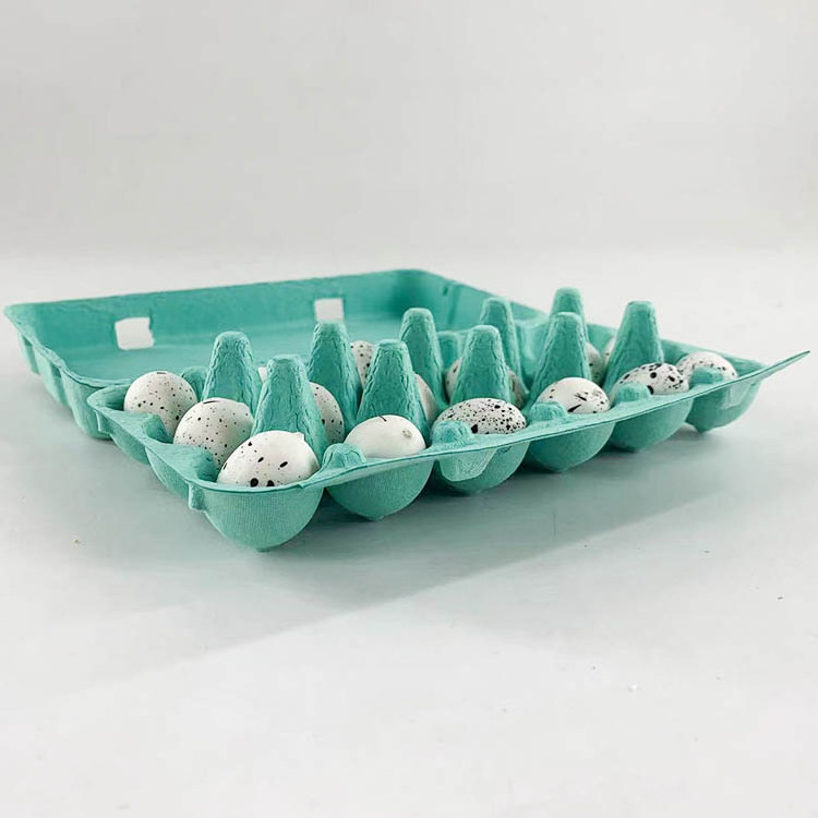 Retail Manufacturer Personalized Pulp Egg Tray Packaging Box Quail Egg Cartons