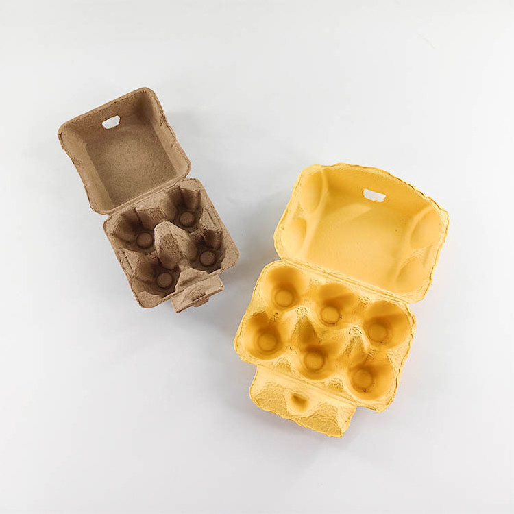 Biodegradable Wholesale Factory Custom Design Packaging Pulp Packaging Box Egg Cartons