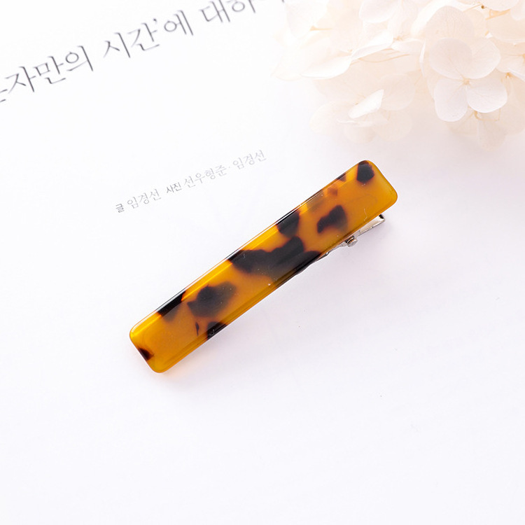 Korean barrettes acetic acid resin hairpin For Girls Hair accessories Wholesale Duck Bill Bangs Clip