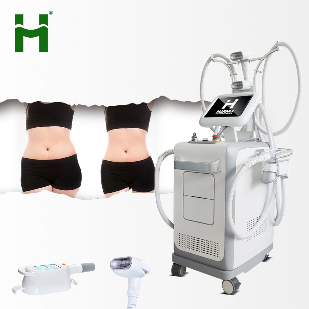 2023 hot sale 4 handles cryo slimming machine weight loss machine plate cryo zimmer cryo paddle lose weight machine