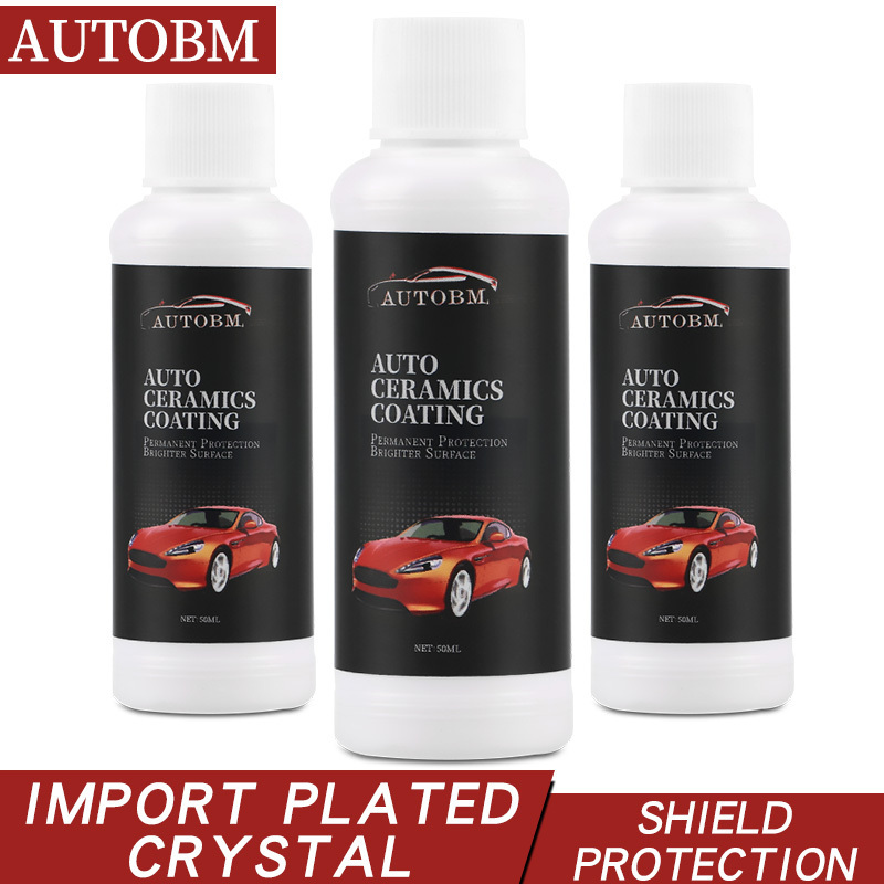 OEM Hard fast automotive nano ceramic coating 9H 50ML anti-scratch hydrophobic bright automotive maintenance supplies