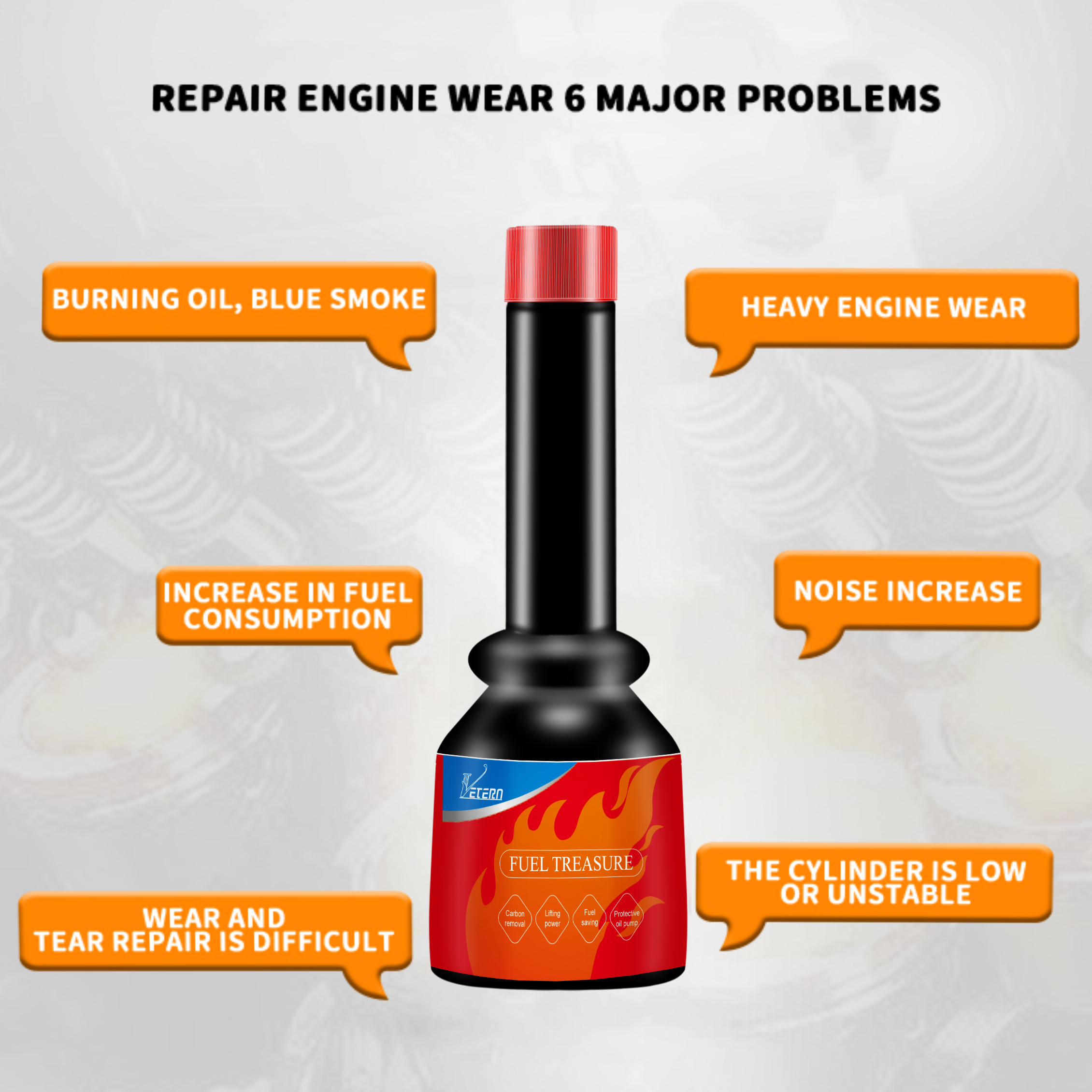 OEM  Fuel Additives Car Care Motorcycle Engine Carbon Removal Additives Diesel Fuel Additives