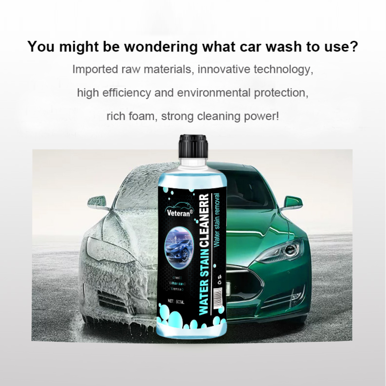 Car Wash Products with High Cleaning Power Rich Foam Car Wash Supplies Powerful Decontamination Car Wash Agents