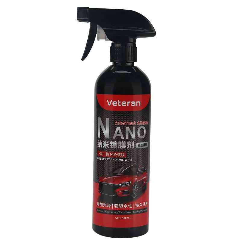 Factory Direct Sales 500ml Car Paint Nano Coating Agent Car Paint Polishing Liquid Spray Electroplating Crystal Hand Spray Wax