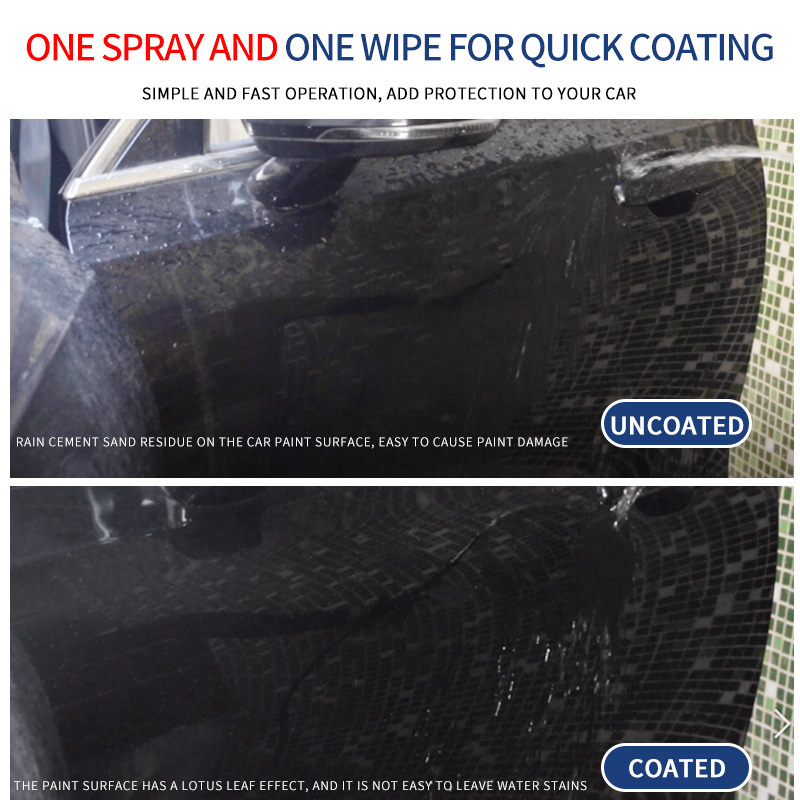 Veteran explosive car nano coating agent 500ml car paint glass dry and wet dual use sealing glaze spray automotive supplies